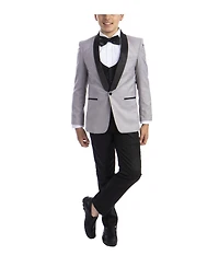Perry Ellis Toddler Boy's 5-Piece Slim Fit Shawl Tuxedo Set