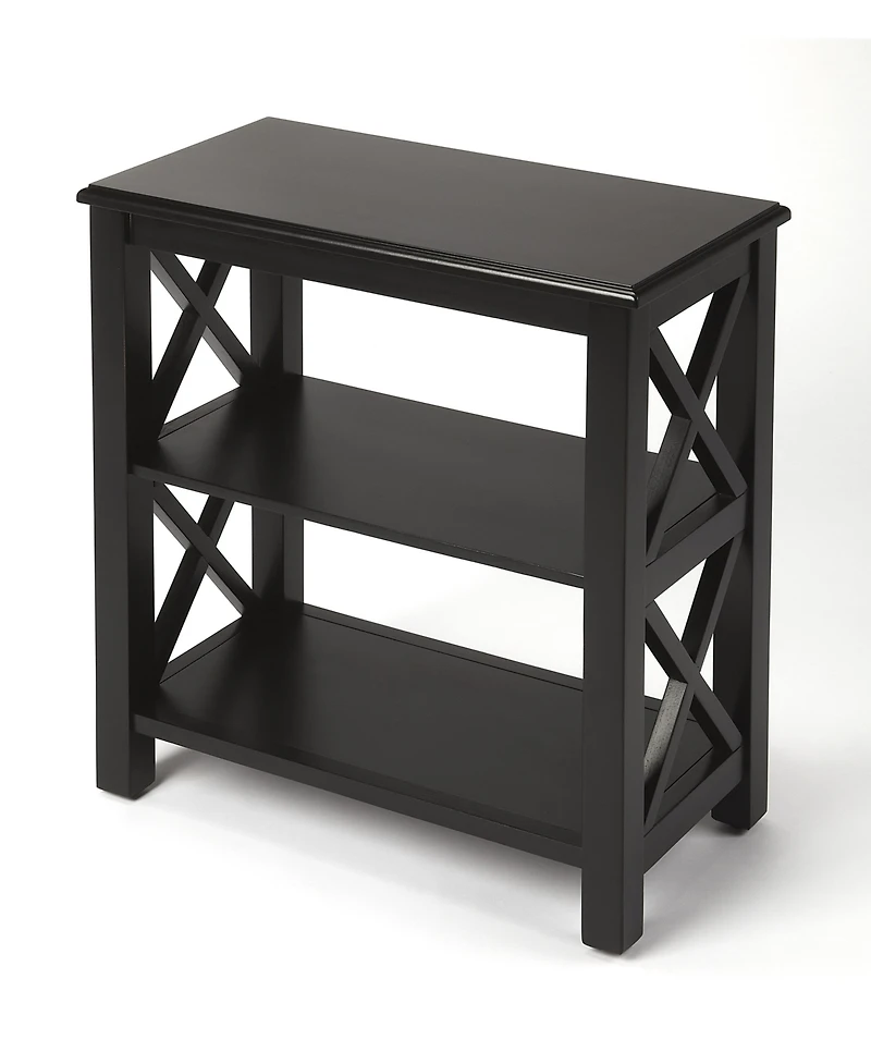 Vance Black Licrice Bookcase
