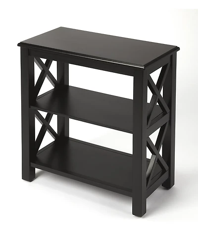 Vance Black Licrice Bookcase