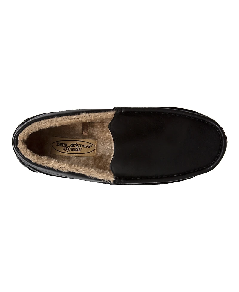Deer Stags Slipperooz Men's Spun Indoor Outdoor S.u.p.r.o. Sock Cozy Moccasin Slipper