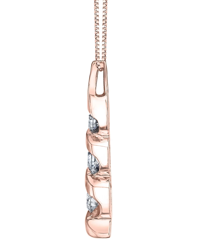 1/3 ct. t.w. Diamond Classic Three Stone Pendant 14k Yellow Gold