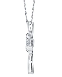 Diamond (1/3 ct. t.w.) Cross Pendant in 14k White Gold