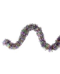Northlight 50' Traditional Shiny Rainbow Christmas Foil Tinsel Garland - Unlit