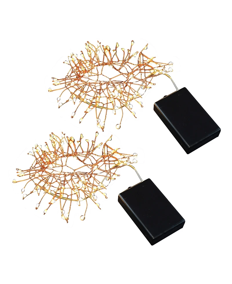 Lumabase Battery Operated Firecracker Lights, Set of 2