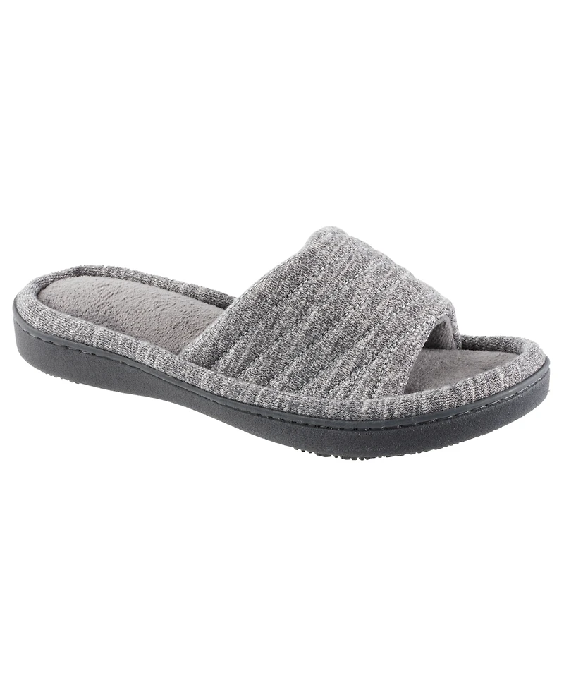 Isotoner Women's Space Knit Andrea Slide Slipper, Online Only