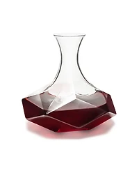 Viski Raye Faceted Wine Decanter, 64 Oz