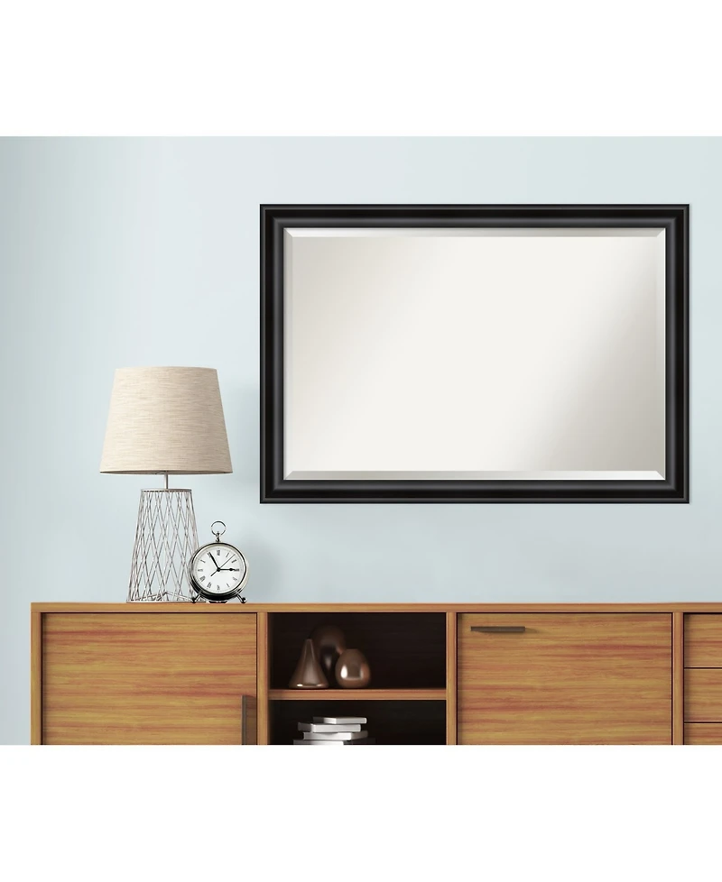 Amanti Art Grand Framed Bathroom Vanity Wall Mirror, 39.88" x 27.88"