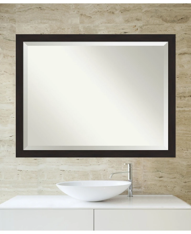 Amanti Art Furniture Framed Bathroom Vanity Wall Mirror, 43.5" x 33.50"