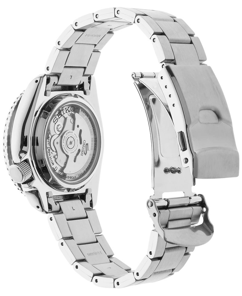 Seiko Men's Automatic 5 Sports Stainless Steel Bracelet Watch 42.5mm