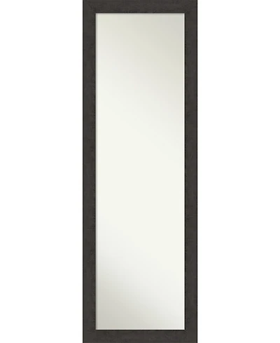 Amanti Art Rustic Plank on The Door Full Length Mirror, 17.25" x 51.25"