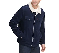 Levi's Men's Fleece-Lined Corduroy Trucker Jacket