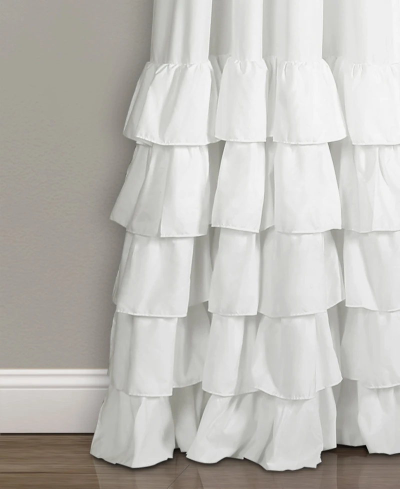 Allison Ruffle 40" x 95" Curtain Set