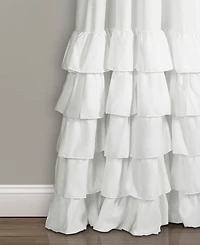 Allison Ruffle 40" x 95" Curtain Set