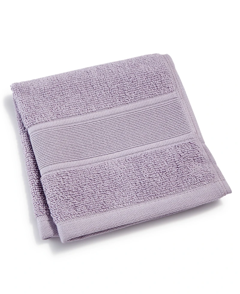 Lauren Ralph Sanders Solid Antimicrobial Cotton Washcloth, 13" x