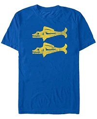Fifth Sun Men's Nickelodeon Legends of the Hidden Temple Double Barracuda Short Sleeve T-Shirt