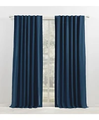 Lauren Ralph Lauren Waller Blackout Solid Back Tab Rod Pocket Curtain Panels