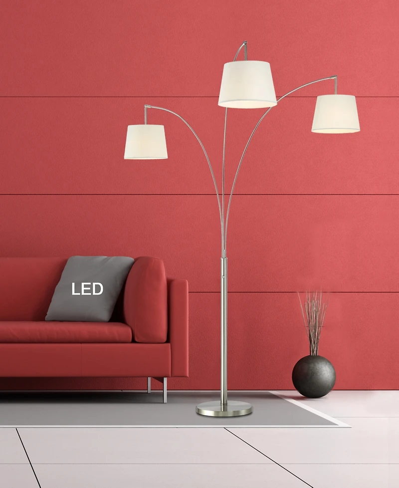Artiva Usa Palumbo 84" Led Arched Floor Lamp with Dimmer