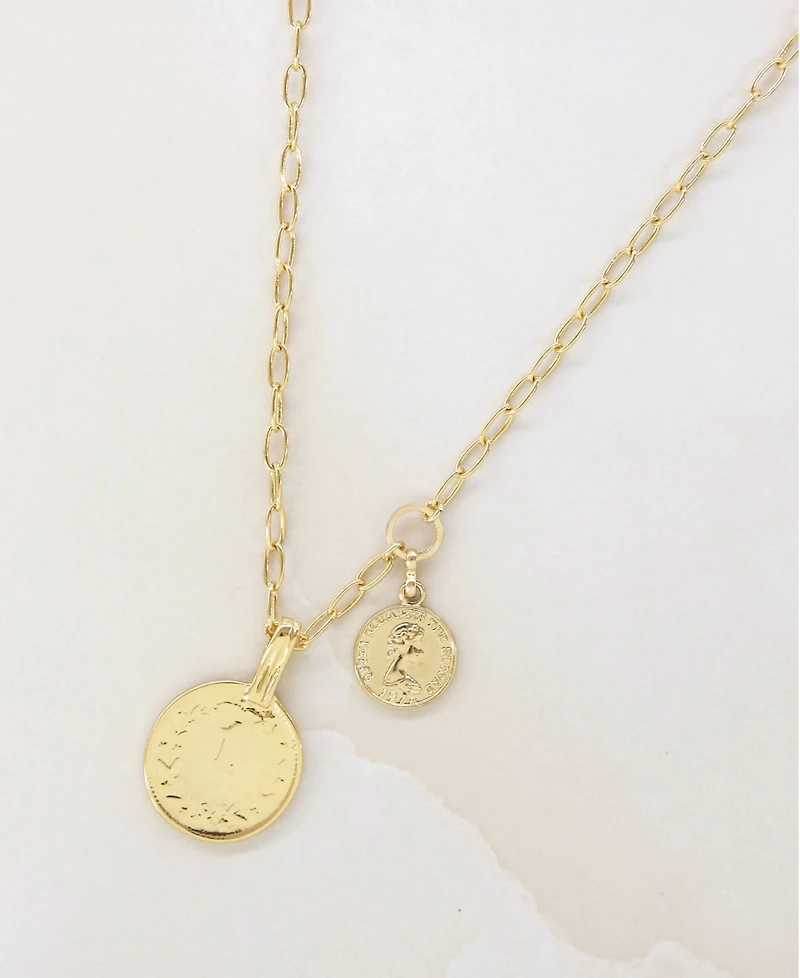 Ettika Simplicity Coin Chain Necklace