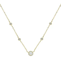 Ettika Olivia Opal and Crystal Necklace