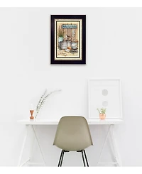 Trendy Decor 4U Another Day in Paradise By Mary June, Printed Wall Art, Ready to hang, Black Frame, 10" x 14"