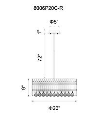 Cwi Lighting Colosseum 8 Light Chandelier