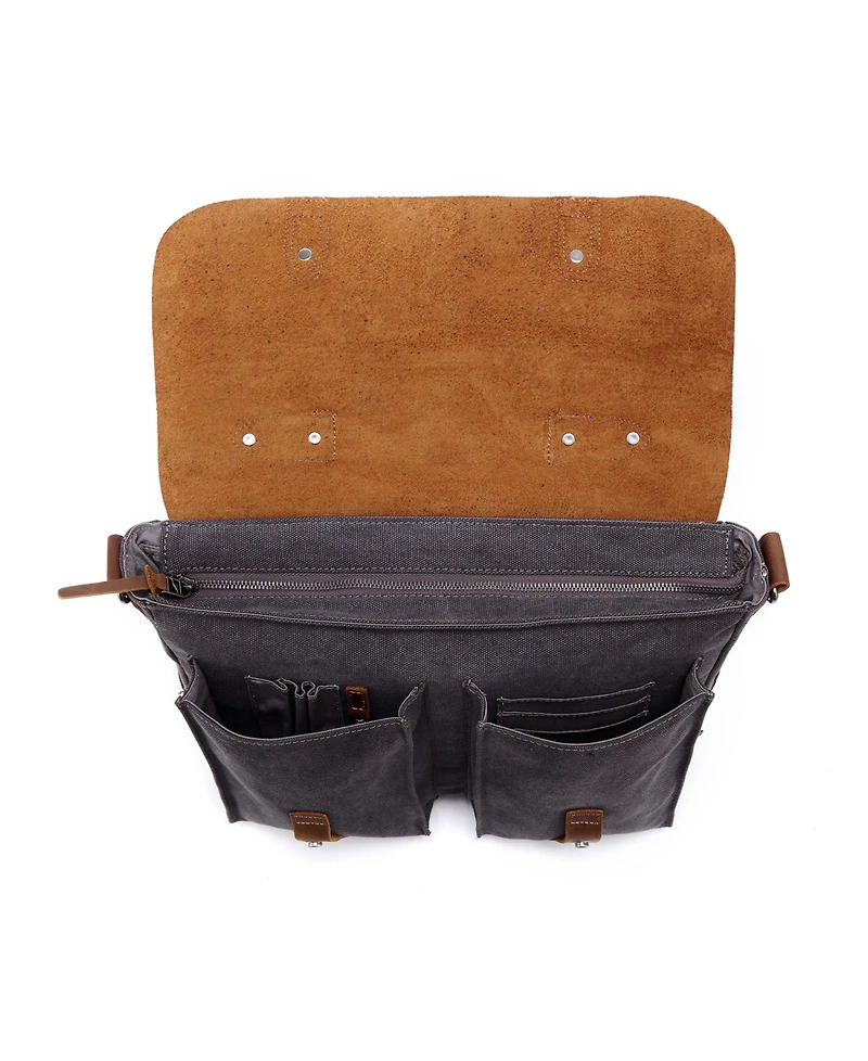 Tsd Brand Hudson Canvas Messenger Bag