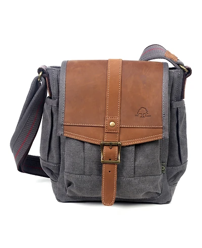 Tsd Brand Turtle Ridge Canvas Crossbody Bag