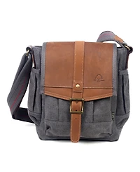 Tsd Brand Turtle Ridge Canvas Crossbody Bag