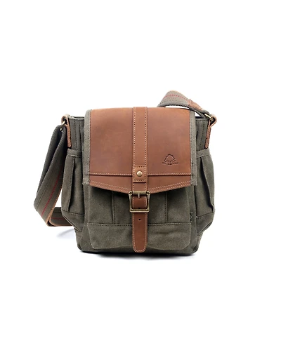 Tsd Brand Turtle Ridge Canvas Crossbody Bag