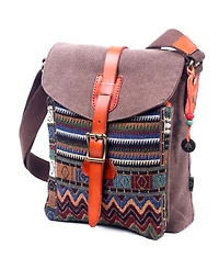 Tsd Brand Four Season Canvas Crossbody Bag