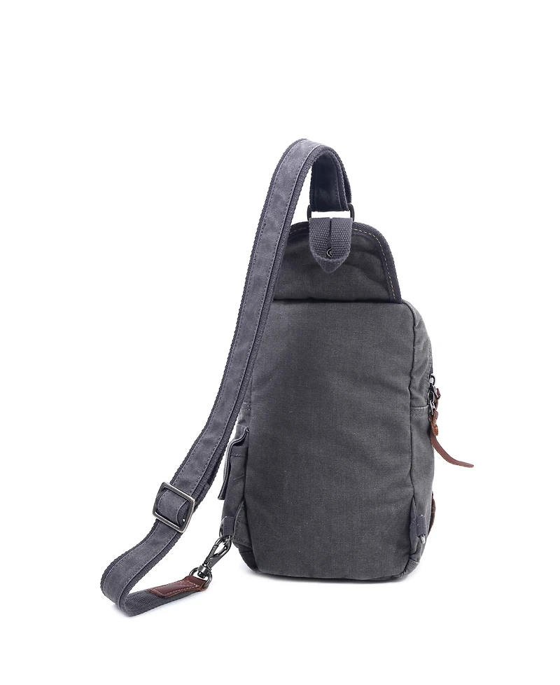 Tsd Brand Sunset Cove Canvas Sling Bag