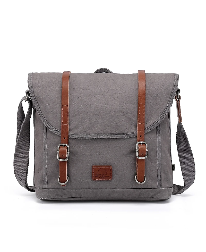 Tsd Brand Forest Canvas Messenger Bag