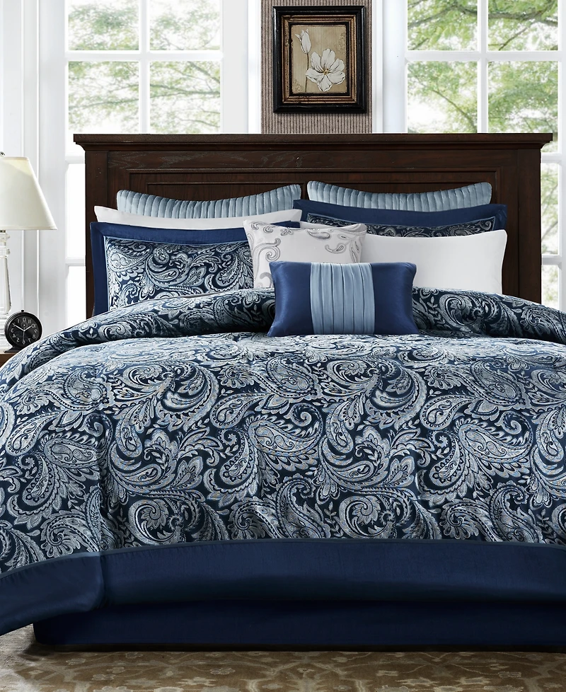 Addison Park Aubrey 9-Pc. Comforter Set, Full, Exclusively at Macy's