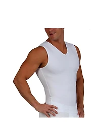 Insta Slim Men's Compression Sleeveless V-Neck T-Shirt