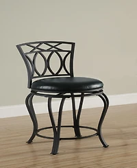 Coaster Home Furnishings Coronado 24" Elegant Metal Counter Stool with Seat