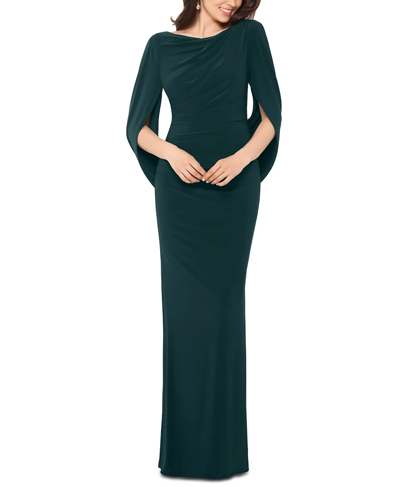 Betsy & Adam Women's Drape-Back Gown