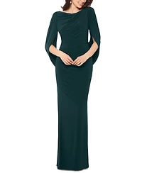 Betsy & Adam Women's Drape-Back Gown
