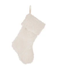 Glitzhome 21" L Plush Christmas Stocking