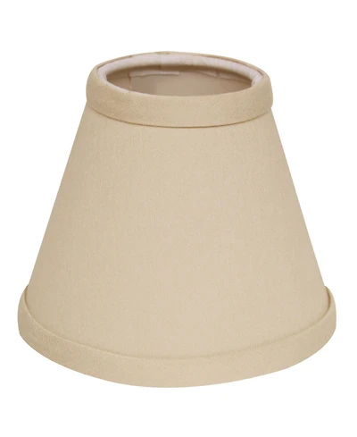 Cloth&Wire Slant Hardback Chandelier Lampshade with Flame Clip