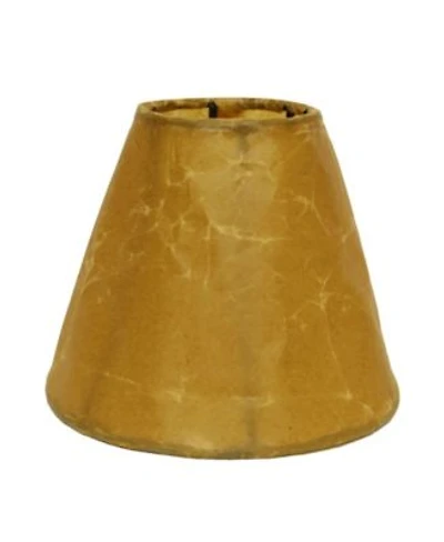 Cloth Wire Slant Crinkle Paper Empire Chandelier Lampshade With Flame Clip Collection