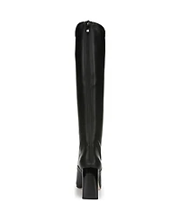 Franco Sarto Women's Katherine Block Heel Pointed Toe Knee High Boots
