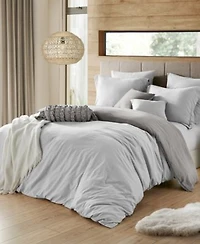 Cathay Home Inc. Ultra Soft Reversible Crinkle Duvet Cover Sets