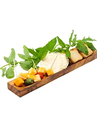 BeldiNest Olive Wood Cheese Olive Plate