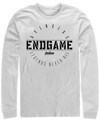 Marvel Men's Avengers Endgame Legends Never Die, Long Sleeve T-shirt