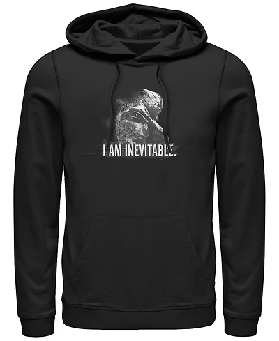 Marvel Men's Avengers Endgame Inevitable Thanos, Pullover Hoodie