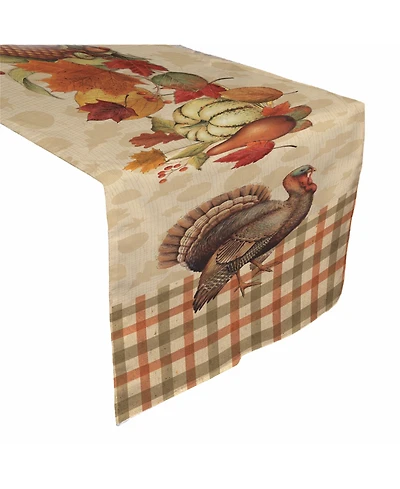 Laural Home Bountiful Harvest Table Runner - 13" x 90"