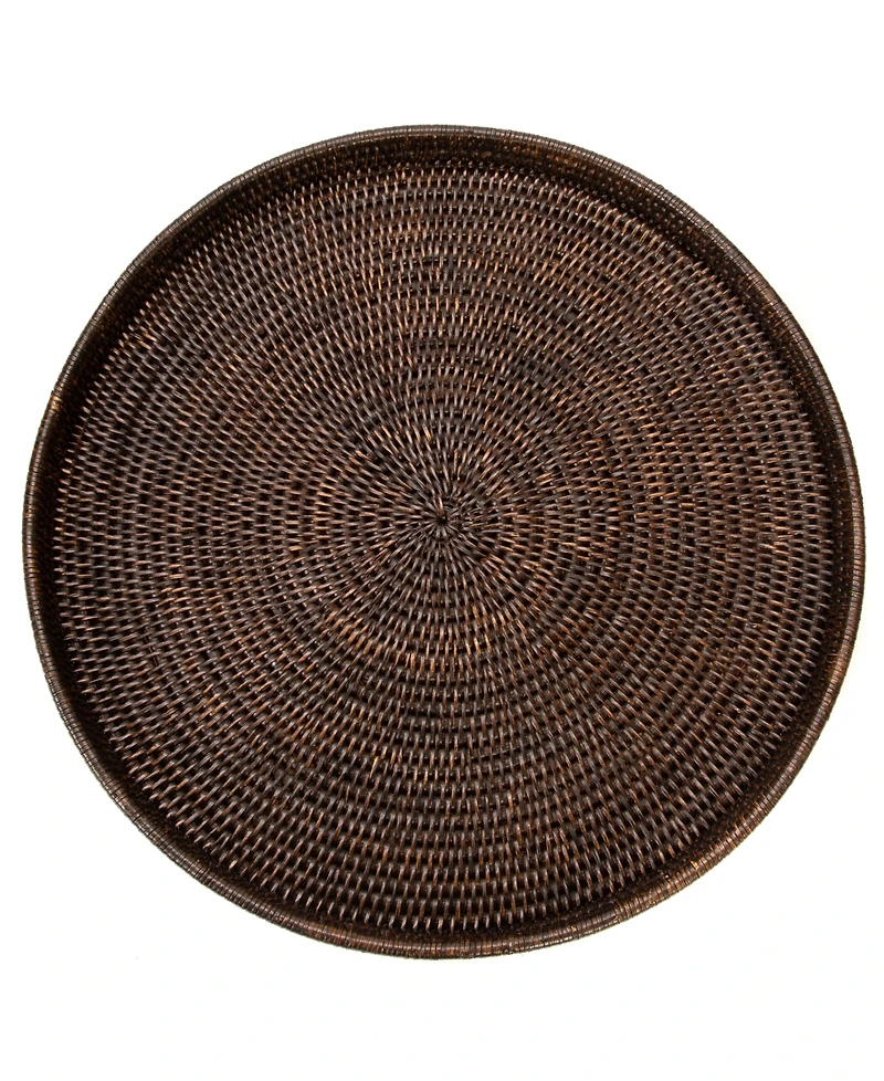 Artifacts Rattan Round Tray