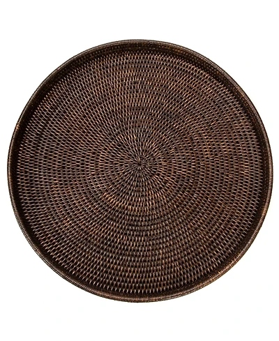 Artifacts Rattan Round Tray