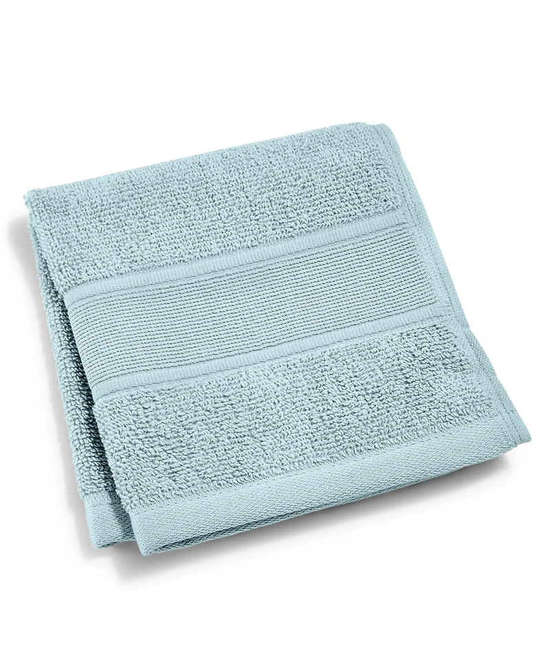 Lauren Ralph Sanders Solid Antimicrobial Cotton Washcloth, 13" x