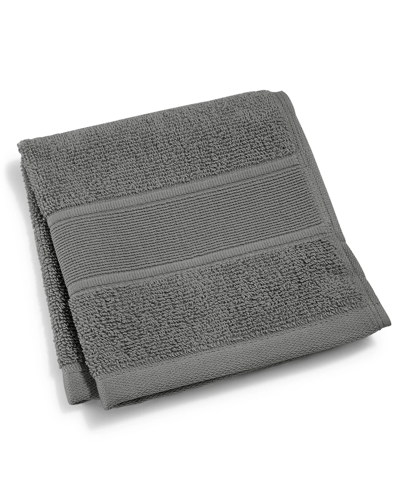 Lauren Ralph Sanders Solid Antimicrobial Cotton Washcloth, 13" x